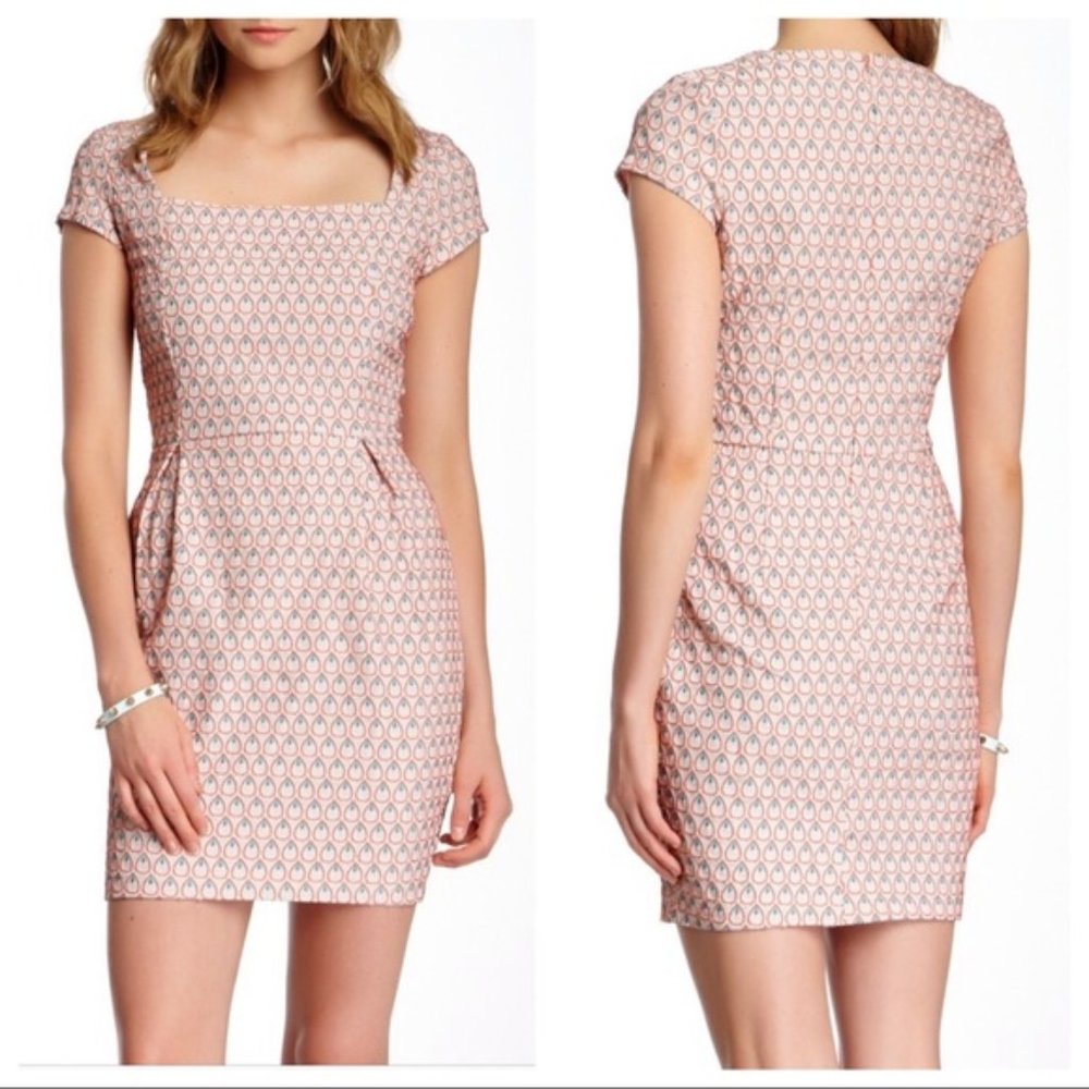 Sugarhill Boutique Peacock Feather Dress Size 10